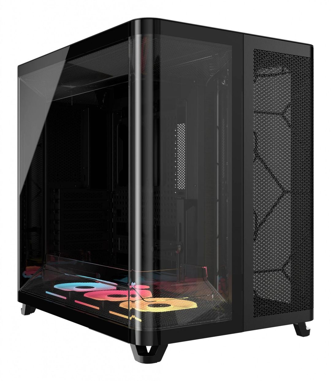 Corsair AIR 5400 LX-R RGB iCUE LINK Midi Tower Black - Image 1