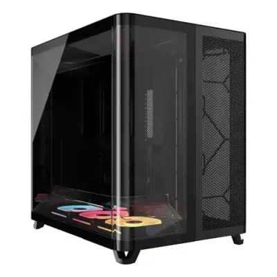 Corsair AIR 5400 LX-R RGB iCUE LINK Midi Tower Black - Thumbnail 3