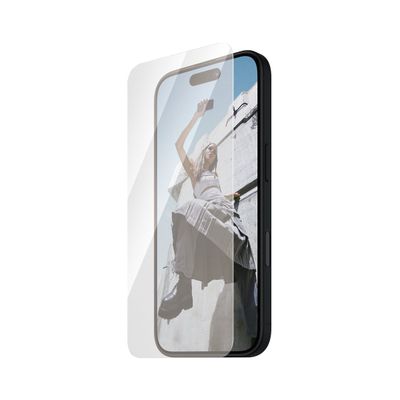 PanzerGlass SAFE. by Screen Protector iPhone 16 | 15 | Ultra-Wide Fit