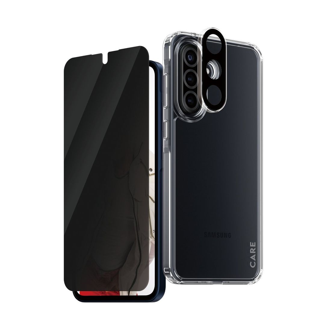 PanzerGlass ® | CARE by ® Flagship 3-in-1 Privacy Bundle Samsung Galaxy A36 5G - Image 1