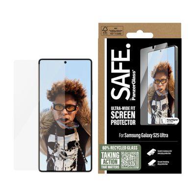 PanzerGlass SAFE. by Screen Protector Samsung Galaxy S25 Ultra | Ultra-Wide Fit w. EasyAligner - Thumbnail 2