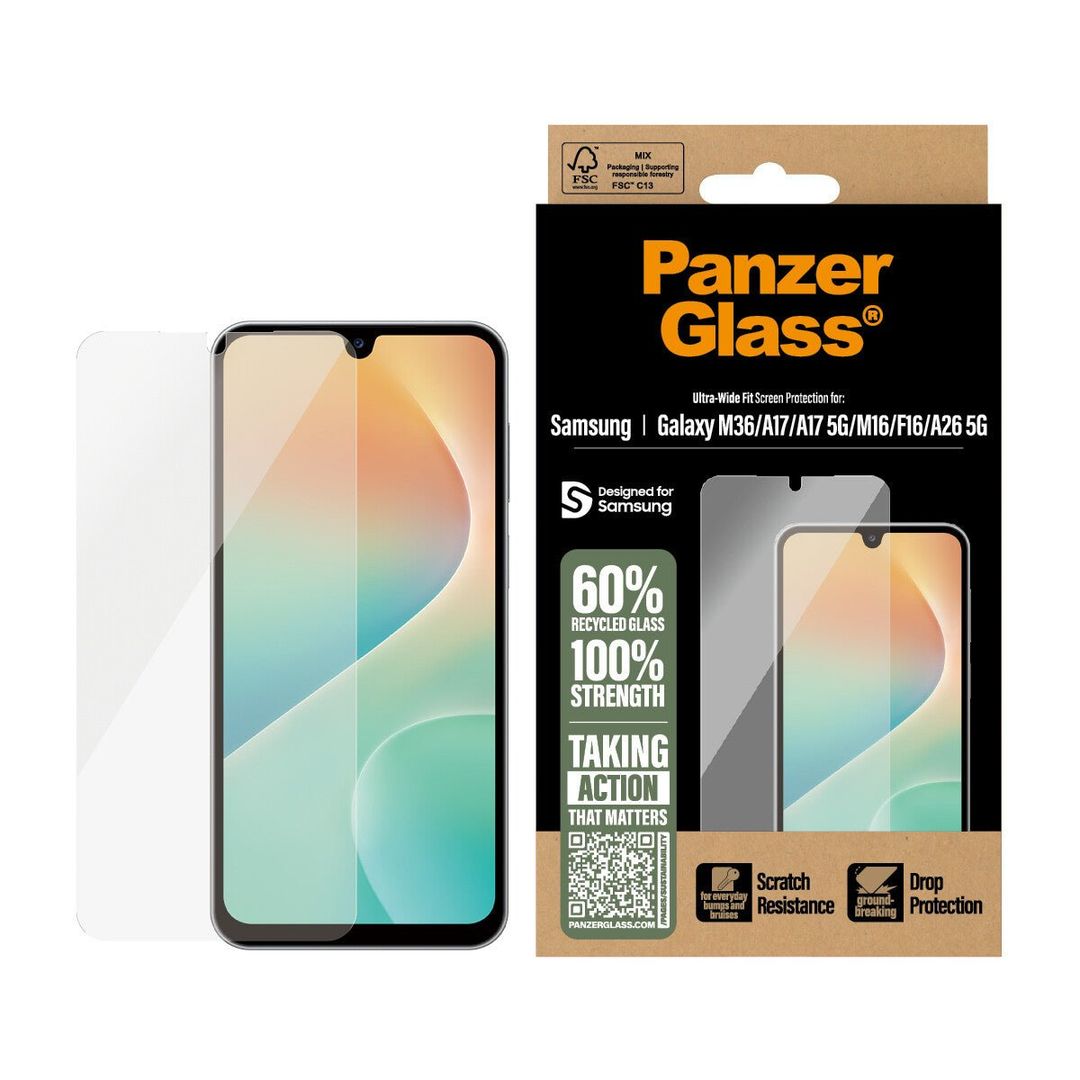 PanzerGlass ® Screen Protector Samsung Galaxy M17 5G | M36 | A17 | A17 - Image 1