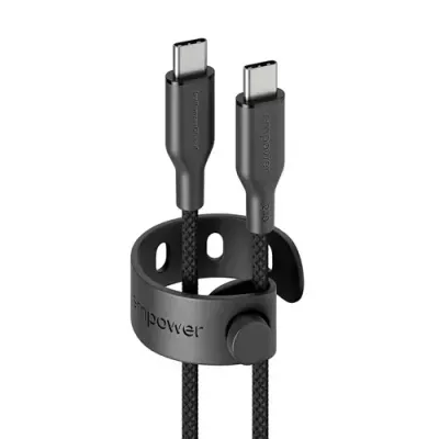 PanzerGlass empower™ by ® Racing 240W USB-C to USB-C Cable | USB 2.0 | 1.2M | Space Black - Thumbnail 2