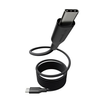 PanzerGlass empower™ by ® Magnetic 240W USB-C to USB-C Cable | USB 2.0 | 1.5M | Space Black