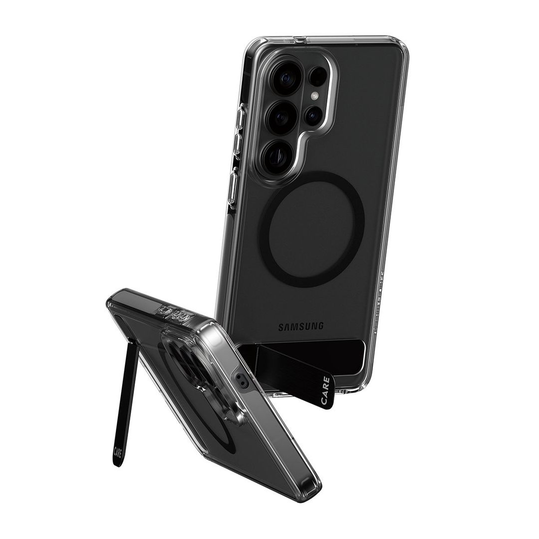 PanzerGlass CARE™ by ® Urban Explorer Case Transparent w. Black Kickstand & Qi Samsung Galaxy S26 Ultra - Image 1