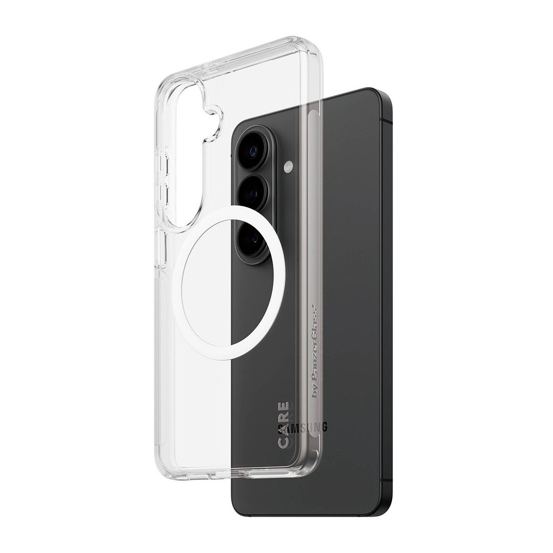 PanzerGlass CARE™ by ® Urban Explorer Case Transparent w. White Qi Samsung Galaxy S26 - Image 1