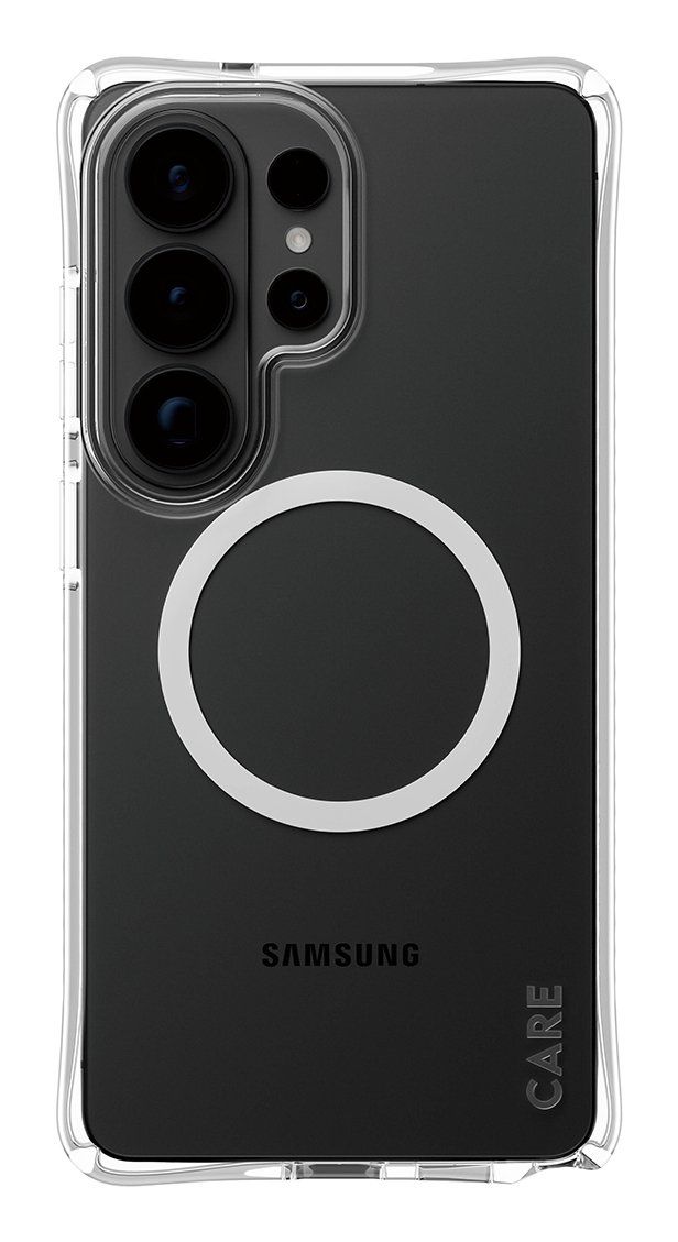 PanzerGlass CARE™ by ® Samba Case Transparent w. White Qi Samsung Galaxy S26 Ultra - Image 1