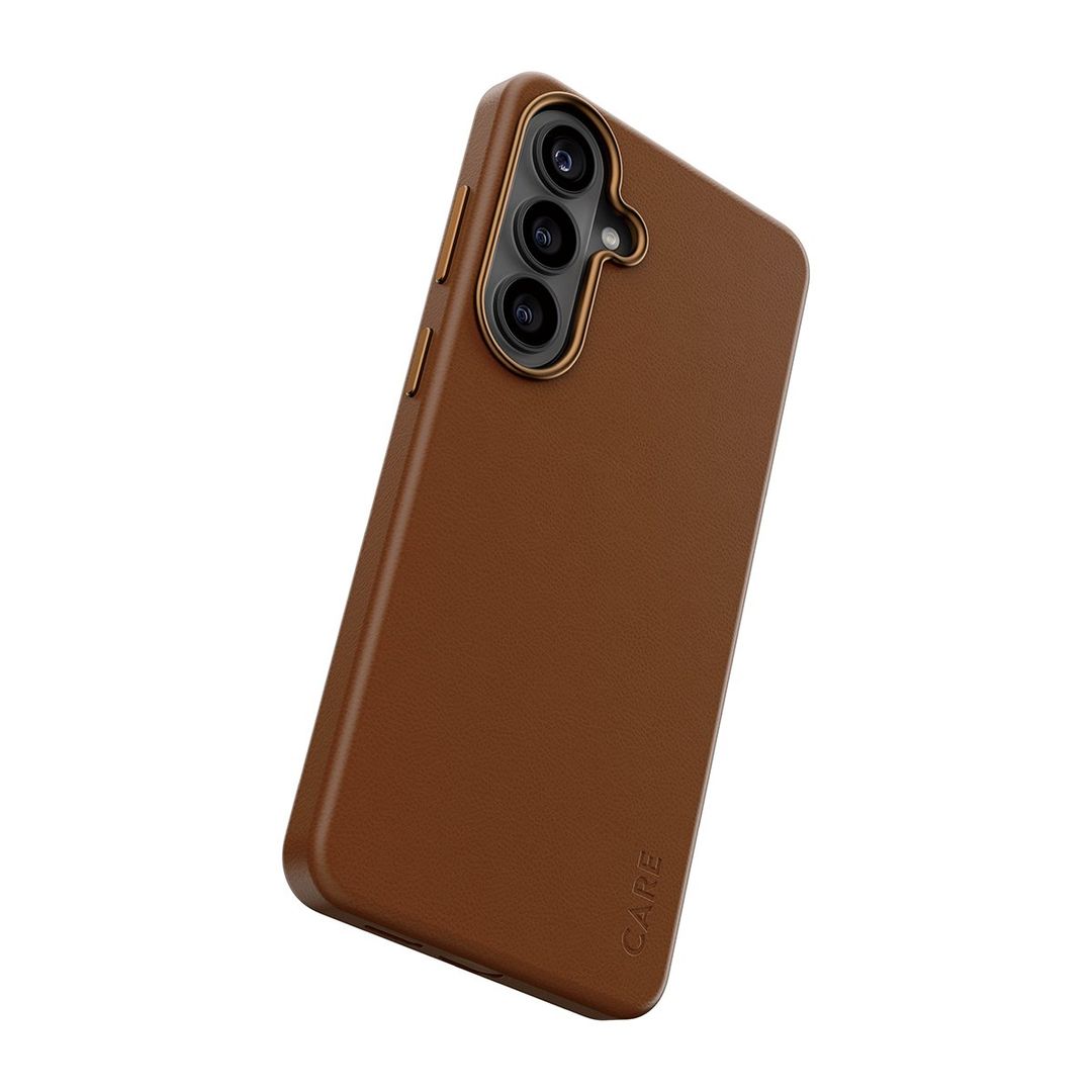 PanzerGlass CARE™ by ® Solo Case Brown w. Qi Samsung Galaxy S26+ - Image 1