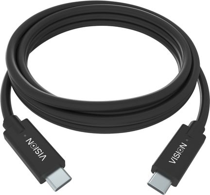 Vision TC 2MUSBC/BL USB cable USB 3.2 Gen 1 (3.1 Gen 1) 2 m USB C 5 Gbit/s Black - Thumbnail 2