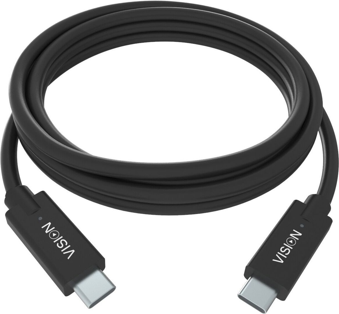 Vision TC 2MUSBC/BL USB cable USB 3.2 Gen 1 (3.1 Gen 1) 2 m USB C Black - Image 1