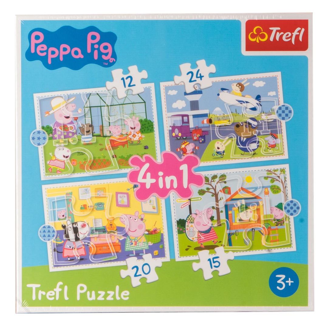 4-in-1 Peppa Pig Puzzle - Image 1