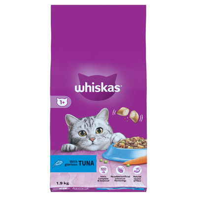 Whiskas Complete 1+ Dry Cat Food - Tuna