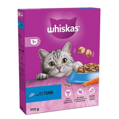 Whiskas With Tuna Dry Cat Food 300g 1 Yr + - Thumbnail 2