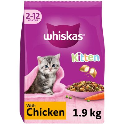 Whiskas Complete Kitten Dry Food - 1.9kg - Thumbnail 2