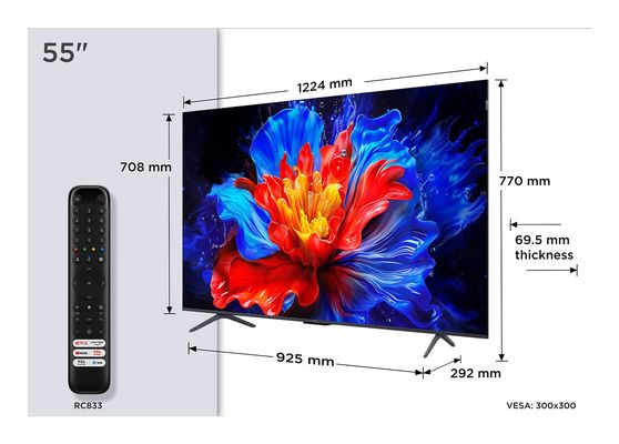 TCL P8K 55P8K 55" 4K QLED HDR Smart TV - Thumbnail 2