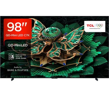 TCL 98C7K-UK TV 2.49 m (98") 4K Ultra HD Smart TV Wi-Fi Black 3000 cd/m - Thumbnail 2