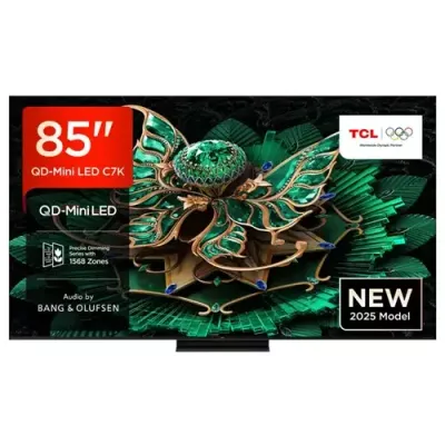 TCL 85C7K-UK TV 2.16 m (85") 4K Ultra HD Smart TV Wi-Fi Black 3000 cd/m² - Thumbnail 2