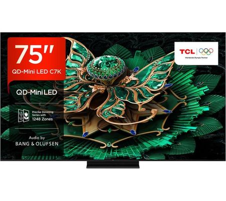 TCL 75C7K-UK TV 190.5 cm (75") 4K Ultra HD Smart TV Wi-Fi Black 3000 cd/m - Thumbnail 2