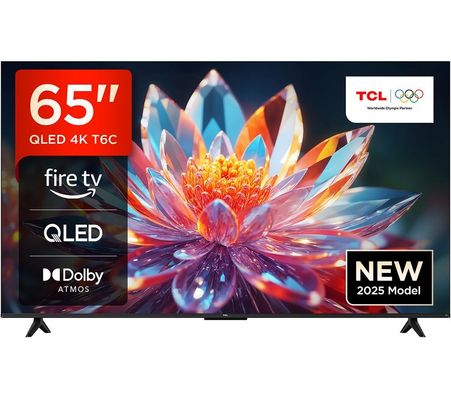 TCL T6C -UK 65 inch QLED 4K HDR 10+ Dolby Vision & Atmos Smart Fire TV