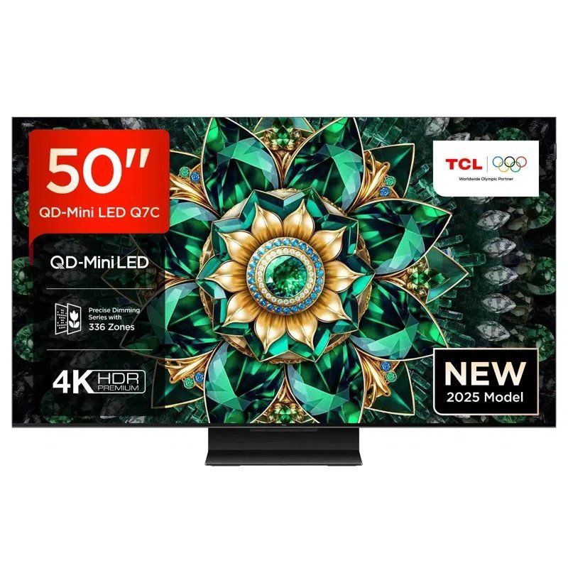 TCL 50Q7C-UK TV 127 cm (50") 4K Ultra HD Smart TV Wi-Fi Metallic - Image 1