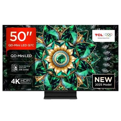 TCL 50Q7C-UK TV 127 cm (50") 4K Ultra HD Smart TV Wi-Fi Metallic