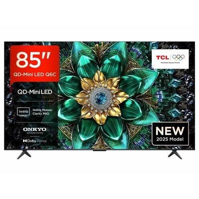 TCL Q6C 85Q6C-UK TV 2.16 m (85") 4K Ultra HD Smart TV Wi-Fi Metal