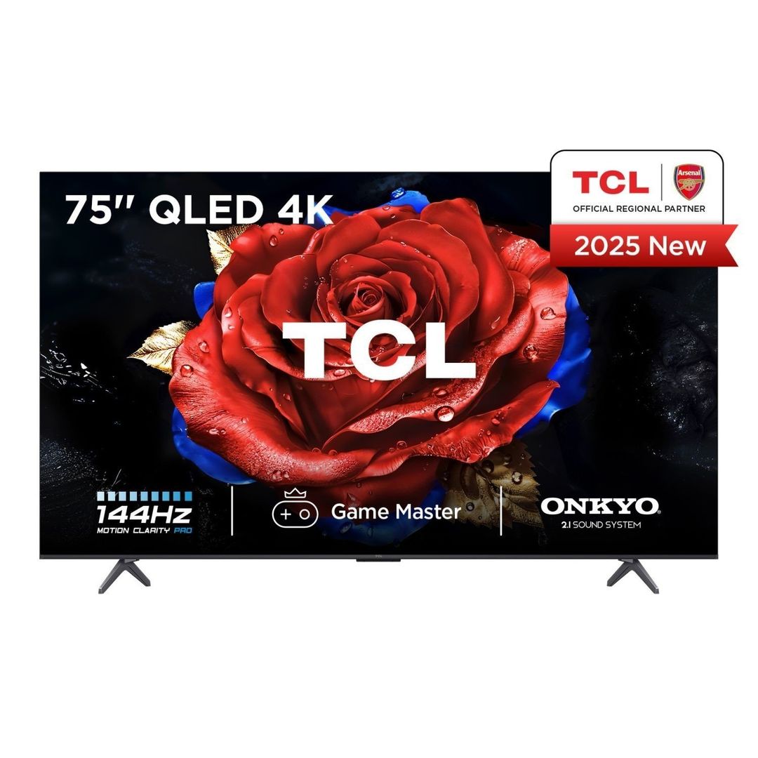 TCL 75T8C-UK TV 190.5 cm (75") 4K Ultra HD Smart TV Wi-Fi Metalli - Image 1