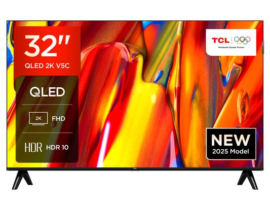 TCL 32V5C-UK 32-Inch QLED Full HD HDR Smart TV Google TV Dolby Audio & HDMI 2.1