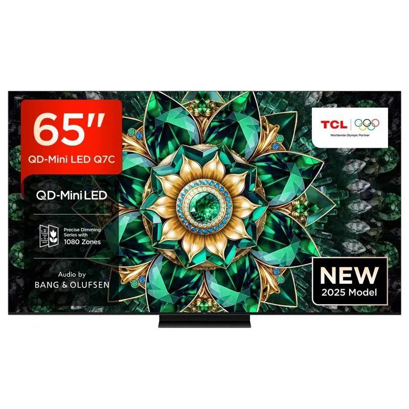 TCL 65Q7C 2025 65" Premium 4K QD-Mini LED UHD Smart TV - BLACK - Image 1