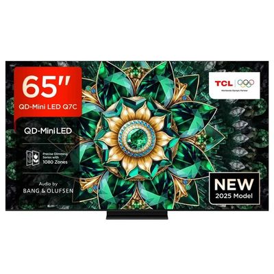 TCL 65Q7C 2025 65" Premium 4K QD-Mini LED UHD Smart TV - BLACK
