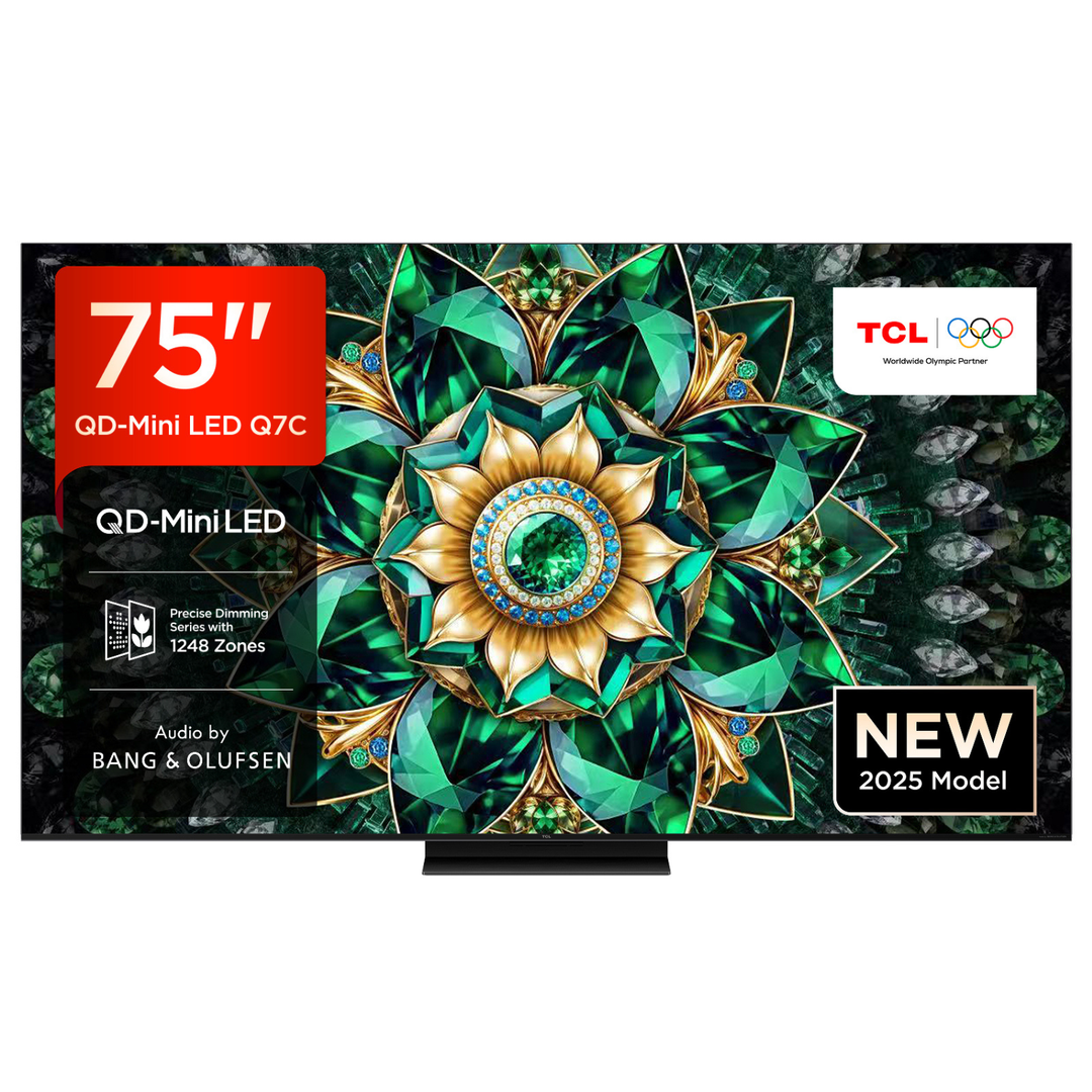 TCL Q7C 75 inch 4K QD-Mini LED Ultra HD Smart TV - Image 1