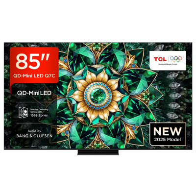 TCL 85Q7C 2025 85" Premium 4K QD-Mini LED UHD Smart TV - BLACK - Thumbnail 4