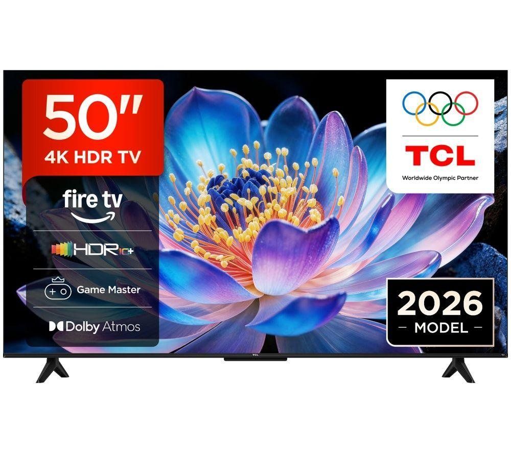 TCL 50V6D-UK TV 127 cm (50") 4K Ultra HD Smart TV Wi-Fi Black 260 cd/m² - Image 1