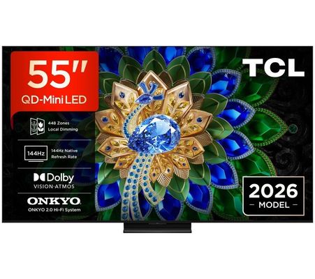 TCL 55A400U-UK 55" 4K QD MINI LED TV MATTE NXTVISION DISPLAY - BLACK