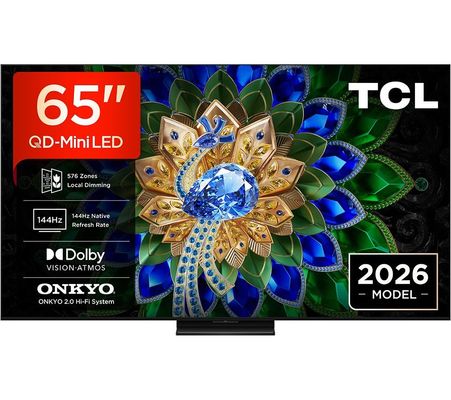 TCL 65A400U-UK 65" 4K QD MINI LED TV MATTE NXTVISION DISPLAY - BLACK