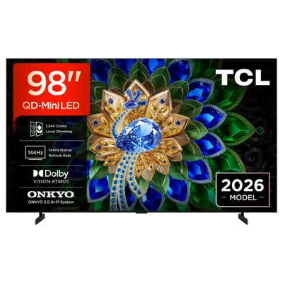 TCL 98A400U-UK 98-Inch 4K HDR Smart Google TV NXTVISION Display AI Art Dolby Vision HDR10+ & Premium Cinematic Performa