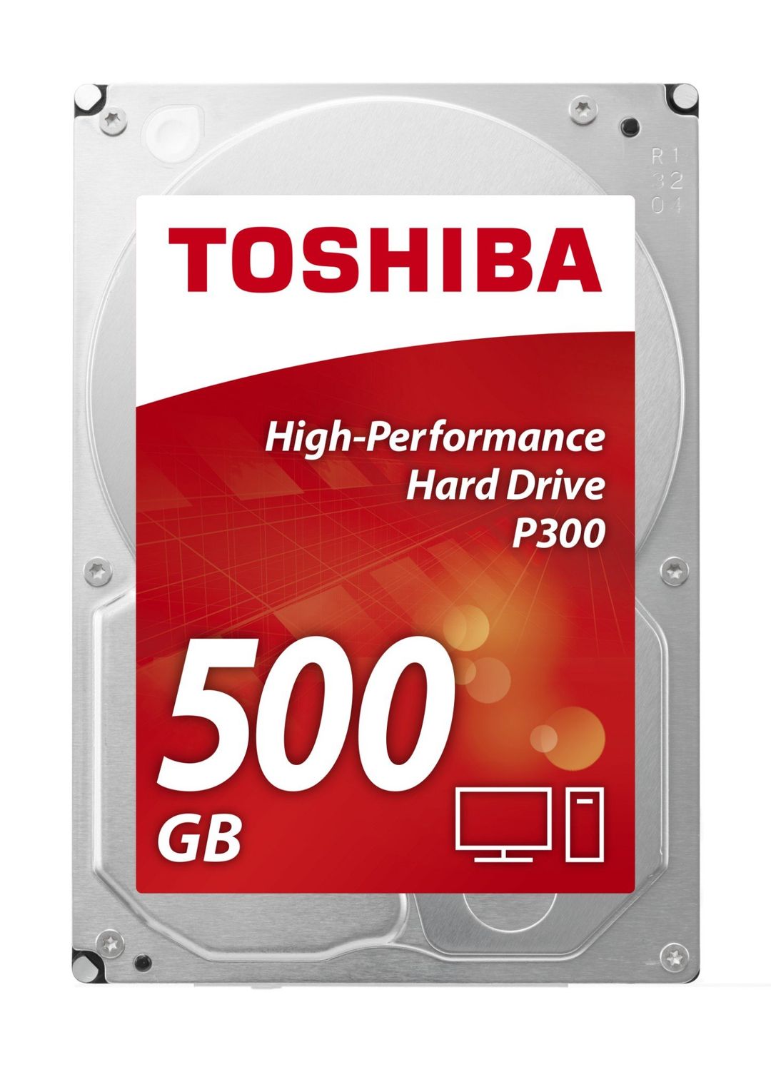 Toshiba P300 500GB internal hard drive 7200 RPM 64 MB 3.5" Serial - Image 1