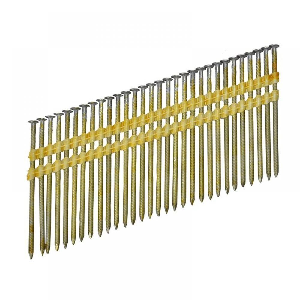 Bostitch RH31R90G50 21° Galvanised Ring Shank Stick Nails 3.1 X 90Mm (Pack 2000) - Image 1