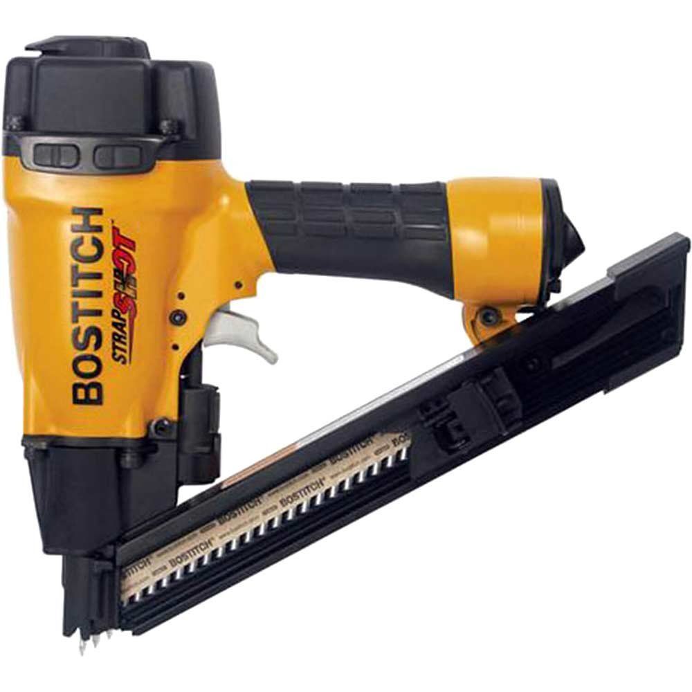Bostitch MCN150-E Mcn150-E Pneumatic Strap Shot Metal Connecting Nailer 38Mm - Image 1