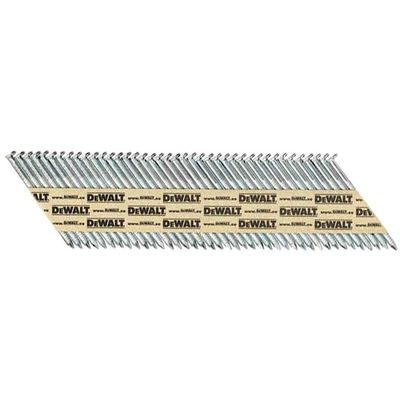 DeWalt First Fix Framing Ring Shank Galvanised Nails 90mm Pack of 2200