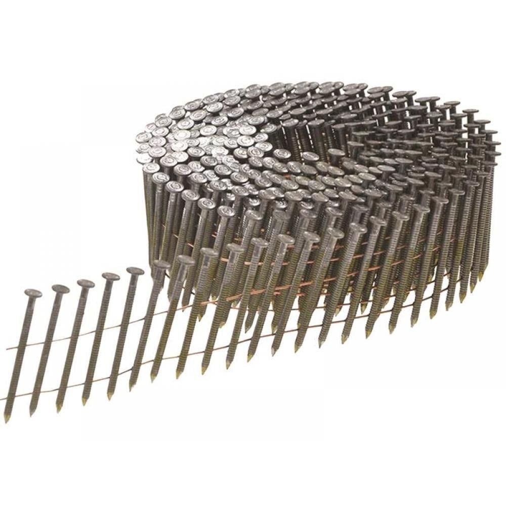 Bostitch N203R40G8Q Galvanised Ring Shank Coil Nails 2.1 X 40Mm (Pack 24 500) - Image 1