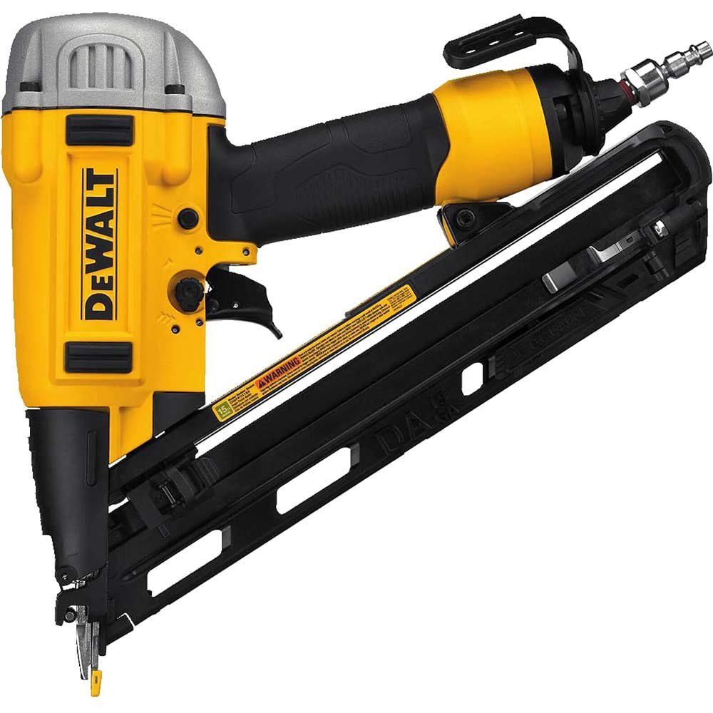 DeWalt DPN1564APP Postive Placement 15 Gauge Angled Finish Air Nail Gun - Image 1