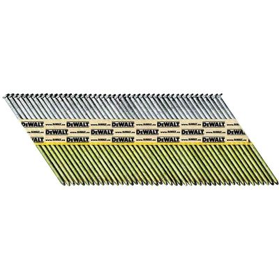 DeWalt First Fix Framing Smooth Shank Bright Galvanised Nails 90mm Pack of 2200