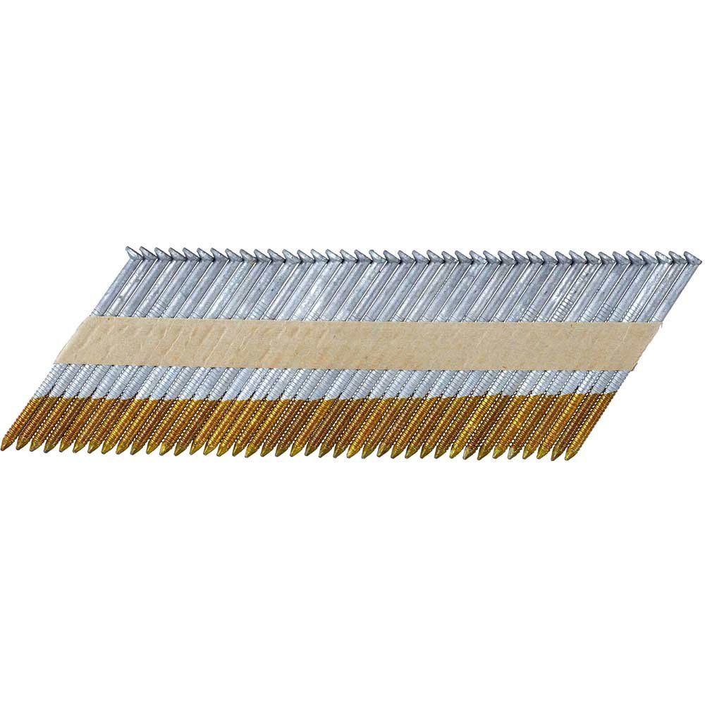 DeWalt First Fix Framing Ring Shank HotDip Galvanised Nails 63mm Pack of 1200 - Image 1