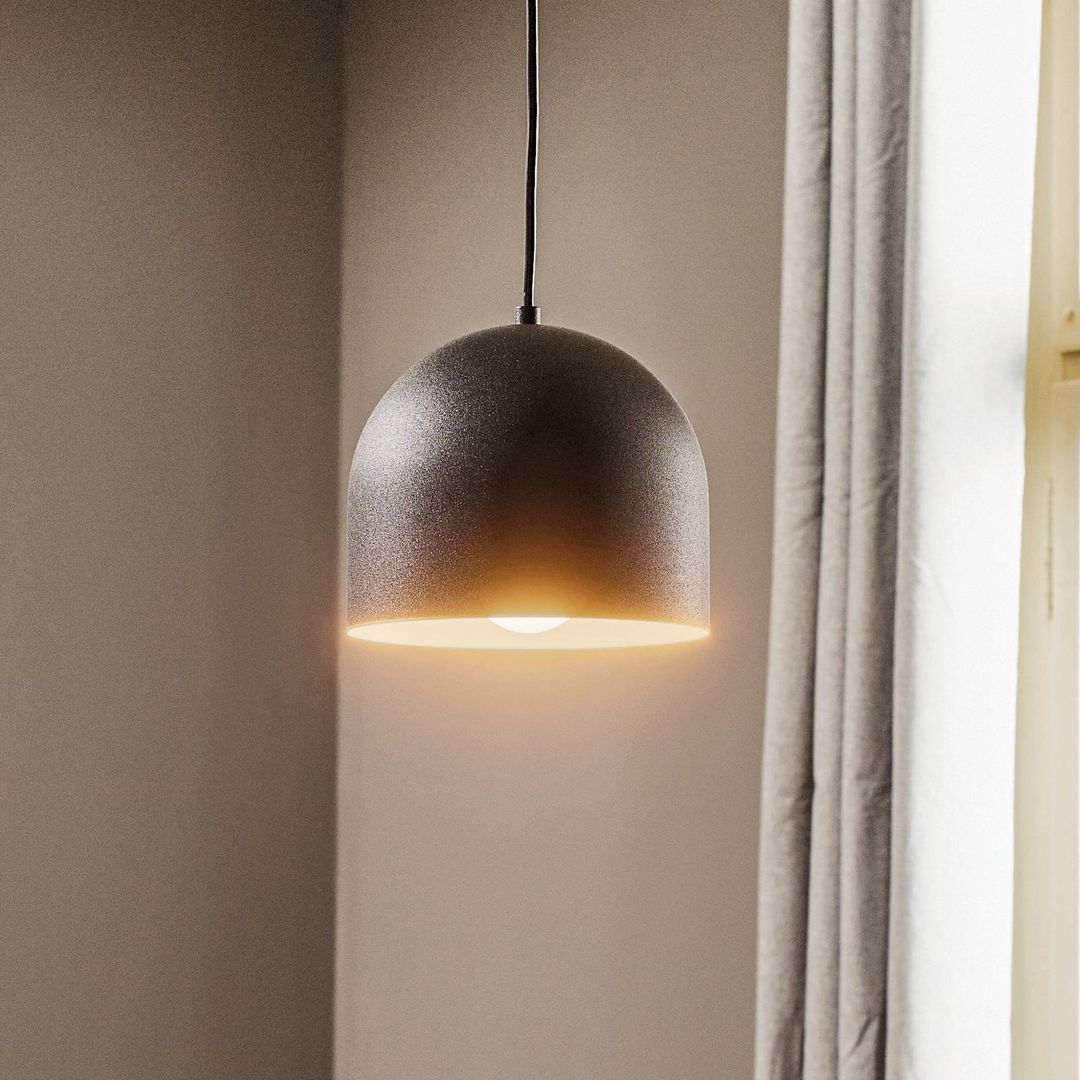 HELAM Madison pendant light, 1-bulb, black - Image 1