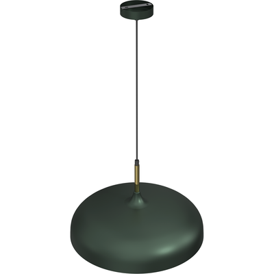 Eko-Light Lincoln pendant light, green/gold - Thumbnail 2