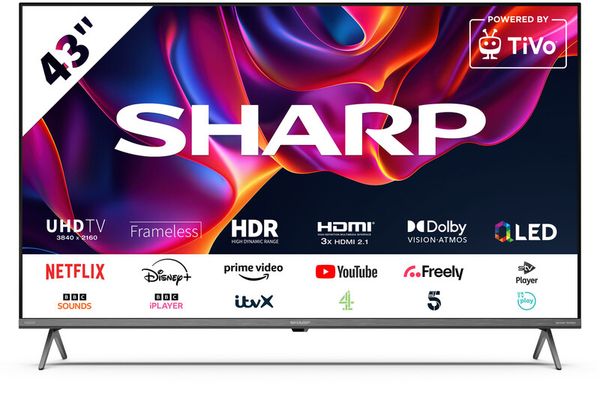 Sharp 4T-C43GM6245KS TV 109.2 cm (43") 4K Ultra HD Smart TV Wi-Fi Black