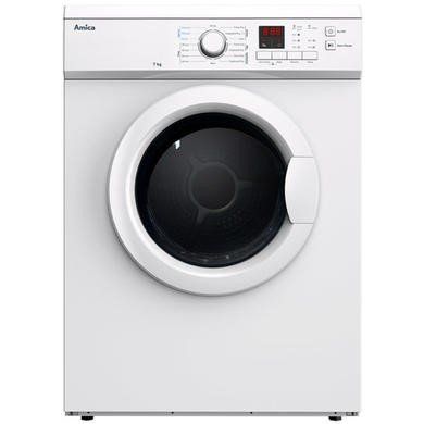 Amica 7kg Vented Tumble Dryer - Anti-Crease Quick Dry - White