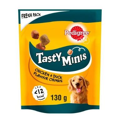 Pedigree Tasty Minis Chicken & Duck 130g - Thumbnail 2