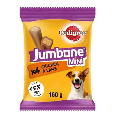 Pedigree Jumbone Mini Chicken & Lamb Dog Treats 160g - Thumbnail 2